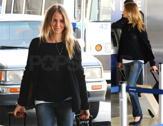 Cameron Diaz at LAX