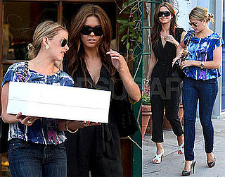 Photos of Lo Bosworth and Audrina Patridge Filming the Hills in LA