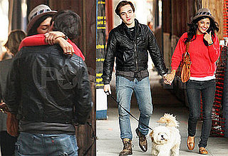 Photos of Ed Westwick and Jessica Szohr Kissing in New York