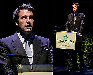 Photos of Ben Affleck Presenting an Award at the Vital Voices Global Leadership Awards Ceremony in Washington DC