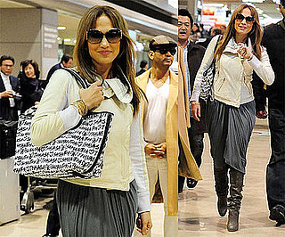 Photos of Jennifer Lopez Arriving at Narita Airport in Japan