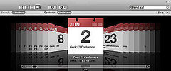 Use Coverflow to Search iCal Events