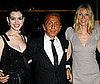 Photo of Anne Hathaway, Gwyneth Paltrow and Valentino at the West Coast screening of his film "Valentino: The Last Emperor"