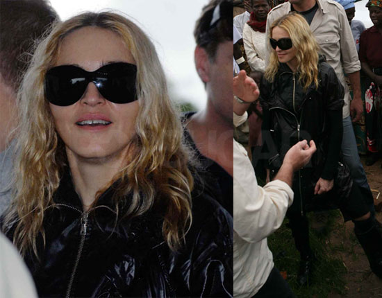 Madonna Out in Malawi