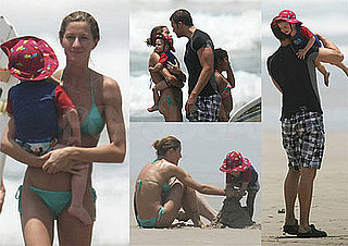 Photos of Gisele Bundchen in Costa Rico in a Bikini with Tom Brady; Bridget Moynahan Speaks Out About Their Son Jack
