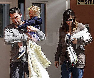 Photo of Ben Affleck and Jennifer Garner Picking Their Daughter Violet Up from School