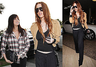 Photos of Lindsay and Ali Lohan at Hair Salon, Reportedly With Drew Barrymore