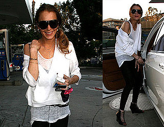 Photos of Lindsay Lohan, Who's Taking a Break From Samantha Ronson, Out in LA