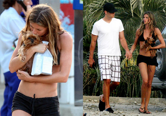 Tom and Bikini Clad Gisele in Costa Rica