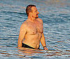 Photo of Shirtless Bono on the Beach in St. Bart's