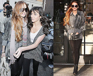 Lohan Misses Samantha's Seder, but Can Keep Up on Twitter