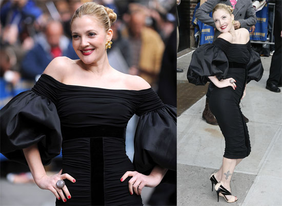 Drew Barrymore on The Late Show