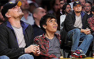 Photos of Leonardo DiCaprio at the Lakers Game