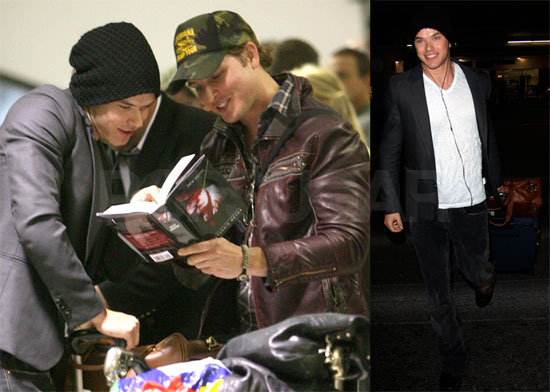 Kellan and Peter at LAX