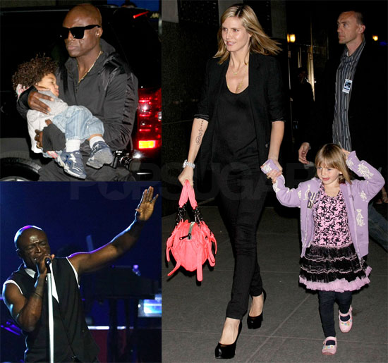 Heidi and Seal at His Concert