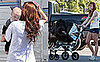Photos of Ashlee Simpson and Bronx Wentz Filming Melrose Place