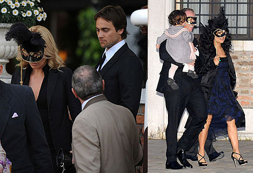 Photo of of Charlize Theron, Francois-Henri Pinault, Lily Cole, Salma Hayek, and Stuart Townsend in Venice For Salma's Wedding