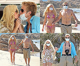 Photos of Just Married Heidi Montag and Spencer Pratt Wearing Swine Flu Masks in Cabo