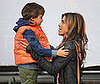 Photo of Jennifer Aniston Filming The Baster With a Kid in NYC