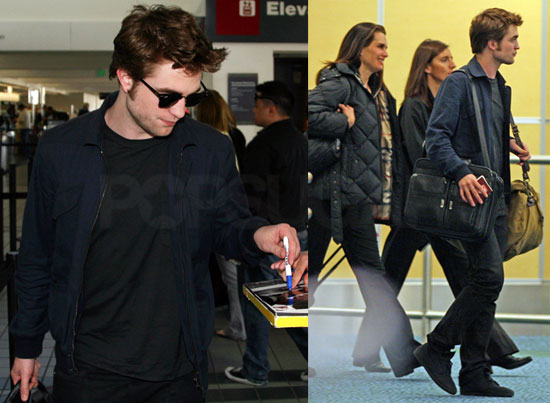 Pattinson Takes Off