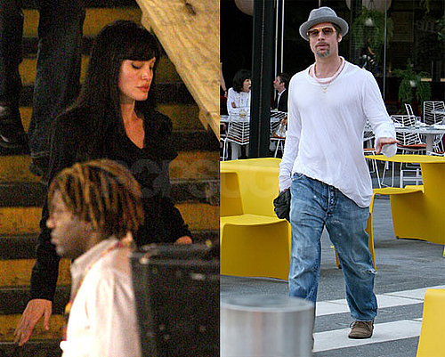 Photos of Angelina Jolie Filming Salt in NYC; Brad Pitt Running Errands in NYC