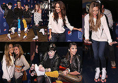 Photos of Lauren Conrad, Kim Kardashian, Vanessa Minnillo at the Pepsi Throwback World of Wheels Roller Skating Party