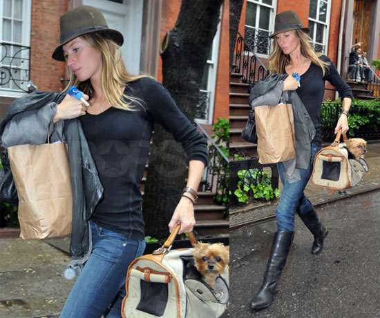 Gisele and Her Doggie