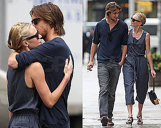 Kate and James Stop For a Romantic Monochrome Moment