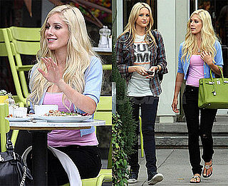 Photos of Heidi Montag Having Lunch with Her Sister-in-Law Stephanie Pratt in LA