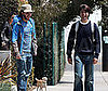 Photo Slide of Emile Hirsch and Demetri Martin Out in LA