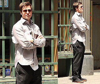 Photos of Brad Pitt Looking Hot In NYC Before Heading to Cannes