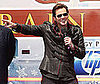 Slide Photo of Jim Carrey in LA at Christmas Carol Train Event