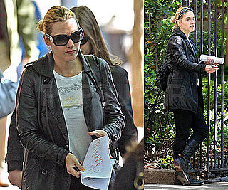 Photos of Kate Winslet Out for a Walk in NYC