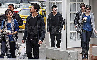 Photos of Selena Gomez and New Moon's Taylor Lautner in Vancouver