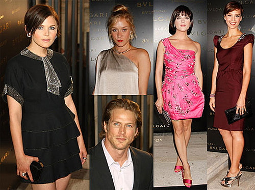 Photos of Chloe Sevigny, Ginnifer Goodwin, Jason Lewis, Jessica Alba, Selma Blair at a Bulgari Bash in Milan