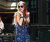 Slide Photo of Lindsay Lohan in LA Headed to a Meeting