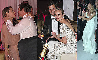 Photos of Brad Pitt, Angelina Jolie, Diane Kruger, Joshua Jackson, at the Inglourious Basterds Afterparty in Cannes