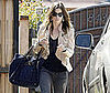 Photo Slide of Jessica Biel Leaving a Friend's House in LA Wearing a Khaki Jacket
