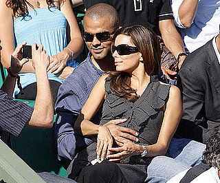 Photo Slide of Tony Parker and Eva Longoria at the French Open