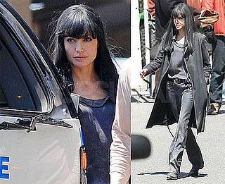 Photos of Angelina Jolie Filming Salt After Brief Hospitalization