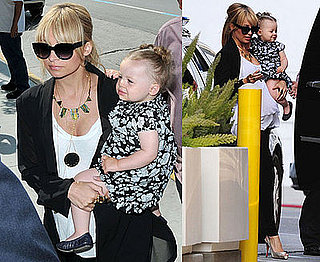 Photos of Nicole Richie, Lionel Richie, Harlow Madden Heading to Larry King Live