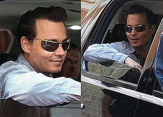 Photos of Johnny Depp On the Set of The Rum Diary in Puerto Rico