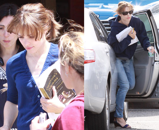 McAdams On the Set of Morning Glory