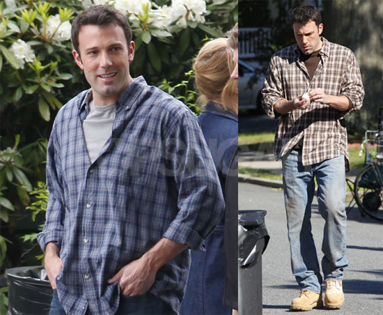 Ben Affleck on Set 