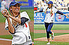 Lauren Conrad at Dodgers Game