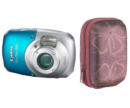 Canon PowerShot D10 and a Stylish Camera Case Canon PowerShot D10 and a Stylish Camera Case