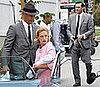 Photos of Jon Hamm and January Jones Filming Mad Men in Pasadena