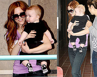 Photos of Ashlee Simpson and Son Bronx Heading Into a Parenting Class in LA