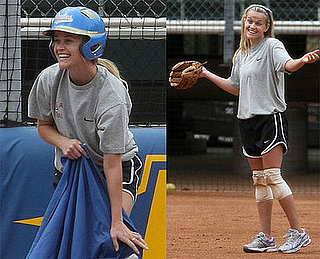 Photos of Reese Witherspoon Playing Softball in LA