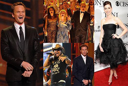 Photos of Neil Patrick Harris, Anne Hathaway, Elton John, Will Ferrell, Bret Michaels at 2009 Tony Awards in NYC
